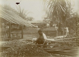 Worker in Lambarene, Gabon