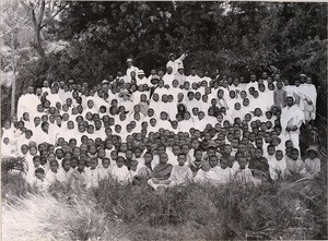 Group of malagasy people, in Madagascar