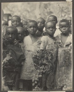 School boys of the Moshi mission station, Tanzania