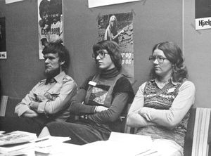 Representatives in 1978, Kaj Vestergaard, Elna Winther and Edith Hansen