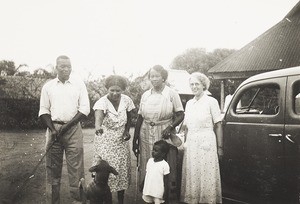 Dr and Mrs Cole, Mrs Savage and Emily Godfrey, Nigeria, ca. 1935