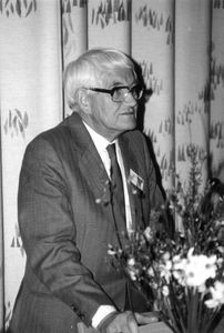 Børge Jakobsen at the annual meeting in Hammerum 1991. Jakobsen is from Århus