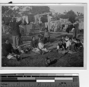 Wash Day at Luoding, China, 1936