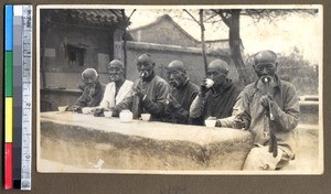 Seniors at leisure, Beijing, China, ca.1931-1934