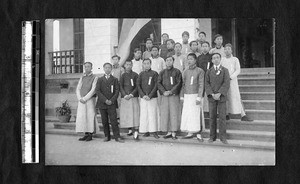 Students at conference, Fujian, China, 1913