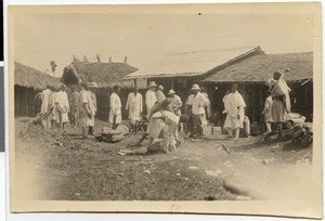 Departure from the mission station, Bedele, Ethiopia, 1933