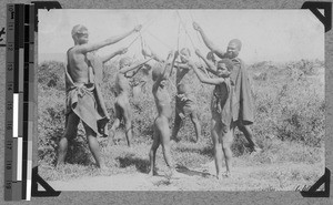 A fight play in Elindele, South Africa East