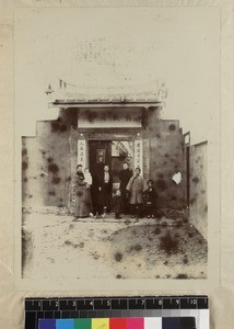 Entrance to Mission doctor's house, Yongchun, Fujian Province, China, ca. 1897