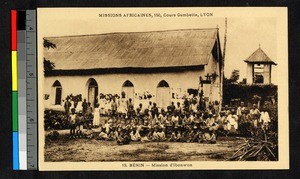 Exterior view of mission, Benin, Nigeria, ca.1920-1940