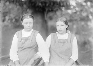Two European girls, Tanzania, ca.1910-1920