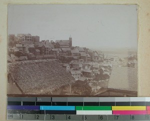 View of Ambatovinaky school and church, Antananarivo, Madagascar, 1901