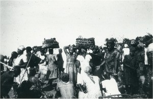 Market of Bangwa, in Cameroon