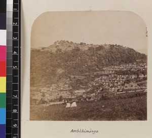 View of Ambohimanga du Sud, Fianarantsoa, Madagascar, ca. 1865-1885