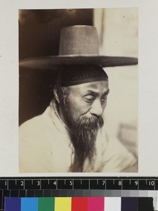 Portrait of Korean officer, Beijing, China, ca. 1861-1864