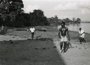 Along the Ogooue river, in Gabon