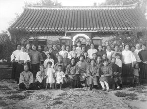 Bibelkvindemøde i 1929 i Fenghuangcheng. Danmission Photo Archive