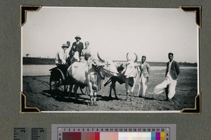 Visiting Converts, Nagpur, India, ca.1937