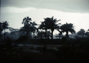 Rainy day at the Bankim mission, Adamaoua, Cameroon, 1953-1968