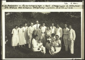 Participants in the retreat in Bali in 1935