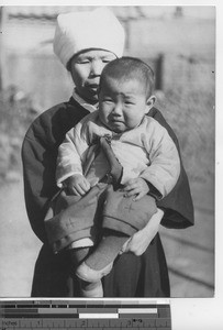 A Korean orphan girl at Fushun, China, 1938