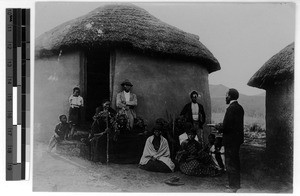 A sermon in a kraal, South Africa East