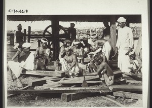 Carpenters' workshop in Malabar