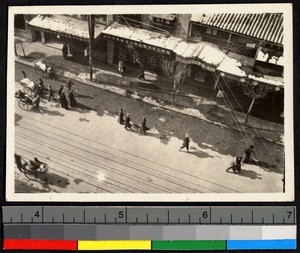 Street scene, Nanjing, Jiangsu, China, 1936