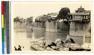 Bridge and river, Chao'an, China, ca.1913-1923