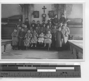 The girl's school at Erbadan, China, 1930