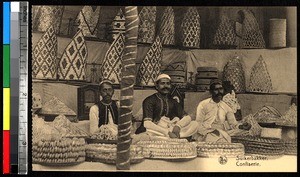 Men with pastries, India, ca.1920-1940