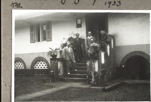 Auf der Treppe von Kuchuk. Neubacher, Stöckle, Keck