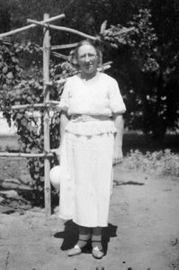 Missionary Anna Soendberg ca.1935. Madras 1927. Dayastalam, Tirukoilur 1928-1940