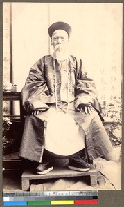 High official of Chongqing area, China, ca. 1880-1900