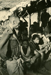 Village of lepers, in Gabon