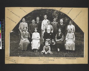 Missionary birthday party, Quanzhou, 1924