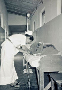 United Mission to Nepal/UMN. Hospital work in Tansen Palpa, 1987