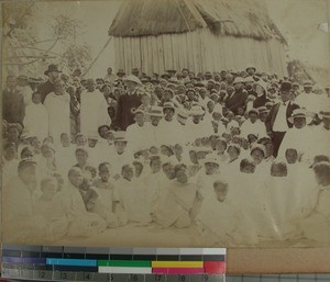 Visitation, meeting with Governor Ramaniraka, Ihosy, Madagascar, 1893