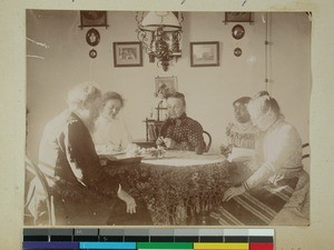 Borchgrevink's living room in Antsahamanitra, Antananarivo, Madagascar, ca.1903