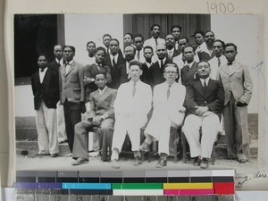 Youth leaders, Toliara, Madagascar, 1937