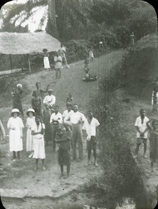 Missionaries and Congolese, Congo, ca. 1920-1930