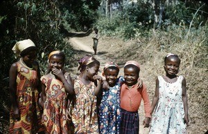 Tikar schoolgirls, Cameroon, 1953-1968