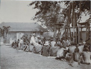 An open-air Service in Lessouto