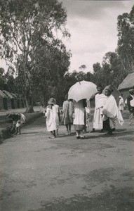 Walk in the village of Manankavaly, in Madagascar