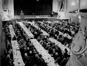 Odd Fellow Palace, Copenhagen. 100th anniversary celebration in 1967, Danish Santal Mission