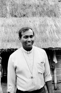 Bangladesh Lutheran Church/BLC, September 1991. Bishop Julius Paul from ELCM, Malaysia visiting