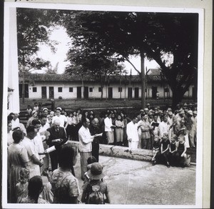 Abschied der Fam. Jenne u. Gläsle v. Moiyen 1949