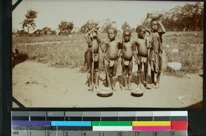 Zulu children in traditional costume, South Africa