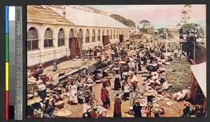 Vendors at the market, Africa, ca.1920-1940