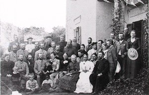 Missionary conference, Madagascar Inland, ca.1895