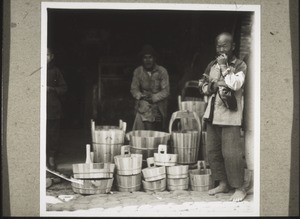 A seller of water-buckets